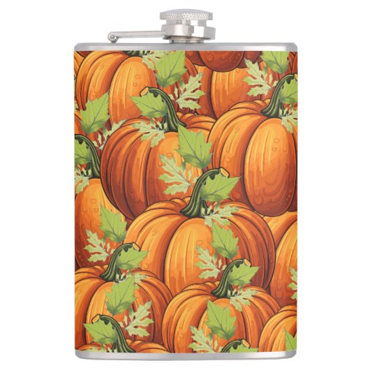 FLASQUES JOUR DE THANKSGIVING CITROUILLES (Devant)