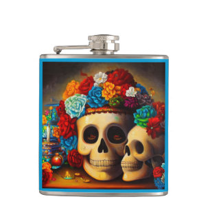 Flasques Jour des Offrendas mortes 2