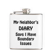 Flasques Journal de mon voisin (Devant)