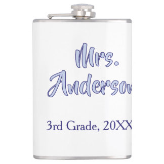 Flasques journee d'appréciation des professeurs mrs anderso