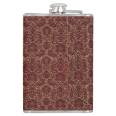 Flasques Journée Rose Du Crâne Féminin De L'Art Morte (Dos)