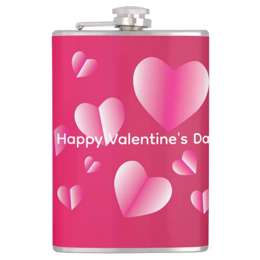 Flasques Joyeuse Saint-Valentin (Devant)