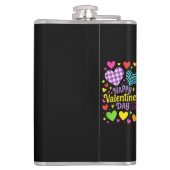 Flasques Joyeuse Saint-Valentin - Cœurs Amour (Dos)