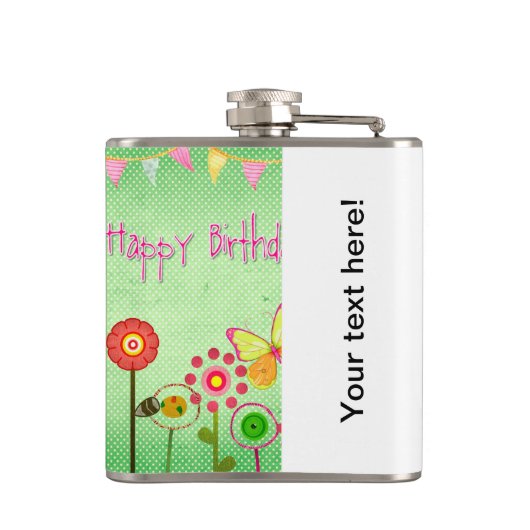 Flasques Joyeux anniversaire (Dos)