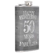 Flasques Joyeux anniversaire - 50 ans et fabuleux (Droite)