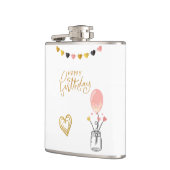 Flasques Joyeux anniversaire pour elle (Gauche)