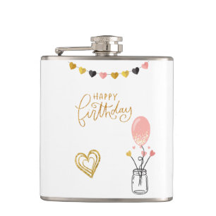 Flasques Joyeux anniversaire pour elle