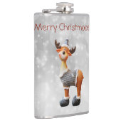 Flasques Joyeux Christmoose portant un casquette (Droite)