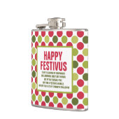 Flasques Joyeux Festivus Fun Flask par ©NHC (Gauche)