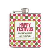 Flasques Joyeux Festivus Fun Flask par ©NHC (Devant)