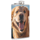 Flasques Joyeux Golden Retriever en cours (Droite)