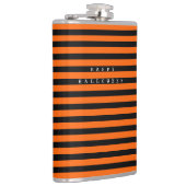 Flasques Joyeux Halloween Orange & Blanc (Droite)