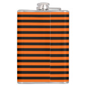 Flasques Joyeux Halloween Orange & Blanc (Dos)