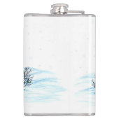 Flasques Joyeux Noël ! Snowman avec chat et chiot (Dos)