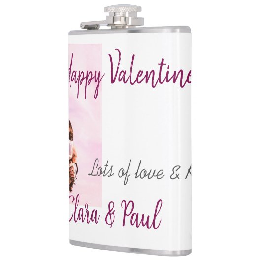 Flasques Joyeux Valentines jour moderne baisers amour ajout (Gauche)