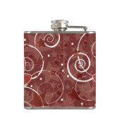 Flasques Joyeux voeux de Noël avec arcs et étoiles (Dos)