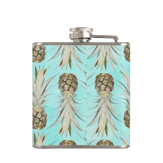 Flasques Jungle d'ananas - Aqua (Dos)