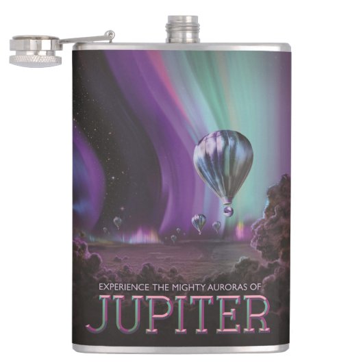 Flasques Jupiter Travel by Hot Air Balloon Bighty Aurora (Ouvert)