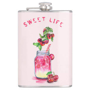 Flasques Jus de cerise Cool Boire Fruits Flask Cadeau