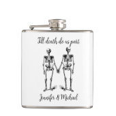 Flasques Jusqu'à la mort nous séparons Skeleton Couple Name (Devant)