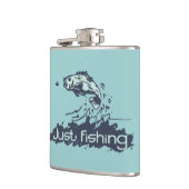 Flasques Juste la pêche de la fiole de hanche du pêcheur (Gauche)