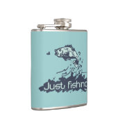 Flasques Juste la pêche de la fiole de hanche du pêcheur (Droite)