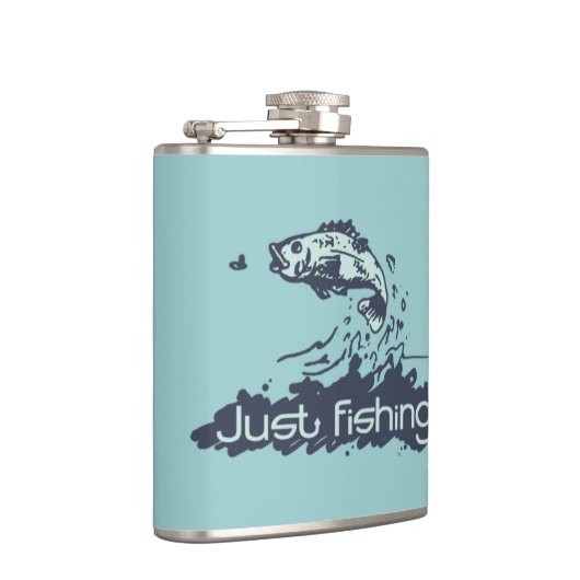 Flasques Juste la pêche de la fiole de hanche du pêcheur (Droite)