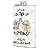 Flasques "Juste un couple de blondes" (Gauche)