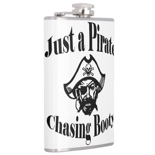 Flasques Juste un pirate pourchassant le chou - Visage noir (Droite)