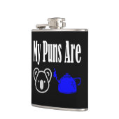 Flasques Kala Tea Puns Drôle (Gauche)