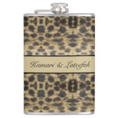 Flasques KaleidoCheetah, personnalisé (Devant)