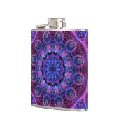 Flasques Kaleidoscope Apophyse Coeurs Mandala (Gauche)