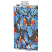Flasques Kanga Blue Hip Flask (Gauche)