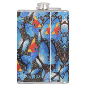 Flasques Kanga Blue Hip Flask (Dos)