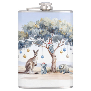 Flasques Kangourou de Noël Koalas Ornithorynque Gumtree Pom