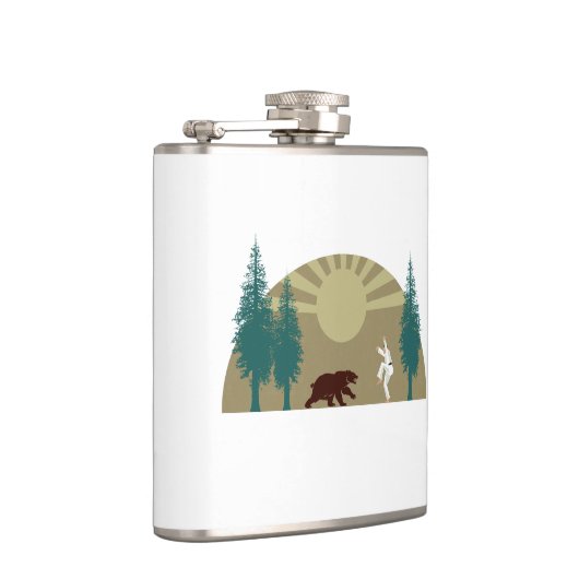 Flasques Karate Kick Bear (Droite)