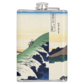 Flasques Katsushika Hokusai. Le col de l'Inume dans la prov (Dos)