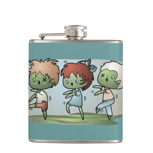 Flasques Kawaii Zombie (Devant)