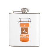 Flasques Kayak est ma drogue (Devant)