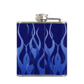 Flasques Keep Calm on Blue Flames (Dos)