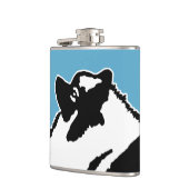 Flasques Keeshond Graphics - Cute Original Chig Art (Gauche)