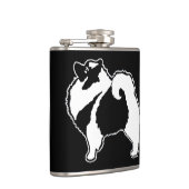 Flasques Keeshond Graphics - Cute Original Chig Art (Droite)