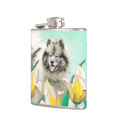 Flasques Keeshony in Tulips Peinture mignonne Original Chie (Gauche)