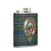 Flasques Kennedy Tartan & Badge (Droite)
