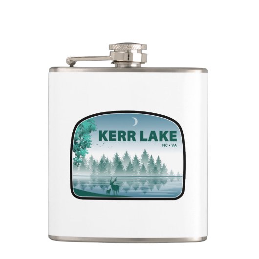 Flasques Kerr Lake Virginie Caroline du Nord Deer (Devant)