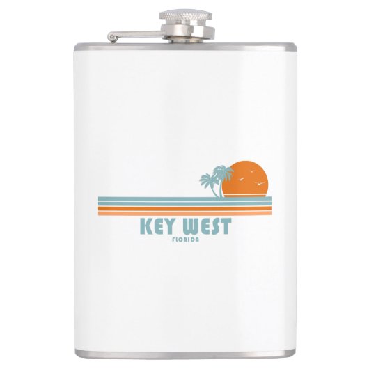 Flasques Key West Florida Sun Palm Trees (Devant)