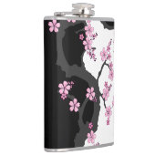 Flasques Kimono japonais Sakura noir et blanc (Droite)