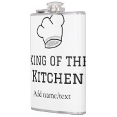 Flasques King of the cuisine chef cuisine ajouter nom couro (Gauche)