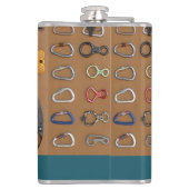 Flasques Kit d'alpinisme, casque, cordes, carabiners (Dos)