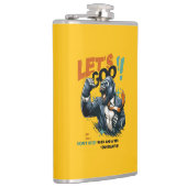 FLASQUES KITCHEN LET'S GOO LESSONS LEARN VINYL WRAP FLASK  (Droite)